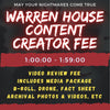 CONTENT CREATOR MEDIA FEE (1:00:00 - 1:59:00)